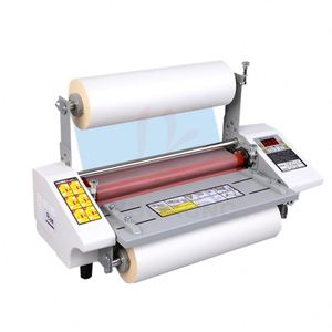 Máquina Laminadora de Papel A3/A2 de Escritorio, Versión en Inglés, 4 Rodillos, Laminadora en Frío y Caliente para Pegatinas, Fotos y Películas - Product Image 1
