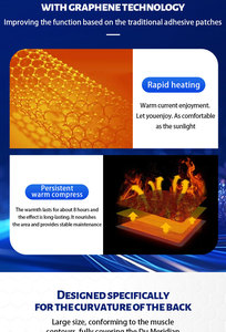 Kustomisasi Sampel Baru ODM Patch Pereda Nyeri Grafena Cina Bersertifikasi ISO dengan Masa Simpan 2 Tahun untuk Meredakan Nyeri Sendi Leher - Product Image 6