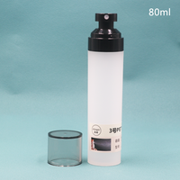 Flacon pulvérisateur vide blanc de 80 ml rechargeable avec pompe à brume fine pour savon liquide, parfum, cosmétiques