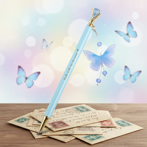 Crayon mécanique multicolore <span class=keywords><strong>au</strong></span> design créatif et élégant pour filles, fournitures scolaires et de bureau avec pendentif <span class=keywords><strong>papillon</strong></span> - Product Image 5