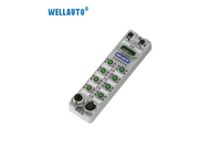 WELLAUTO AUPN 8A0B-78 Master IO-LINK industriel Profinet-RT 8 configurable Classe A/Classe B Alimentation 24 VDC Boîtier métallique IP67