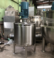 Dilution chimique de petite capacité en acier inoxydable 304 316L épaissi réservoir de mélange de dispersion à grande vitesse