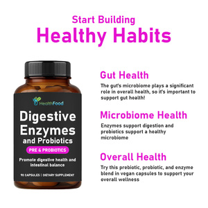 Cápsulas de Enzimas Digestivas con Mezcla Probiótica Directo de Fábrica, Promueven la Salud Digestiva y el Equilibrio Intestinal - Product Image 5