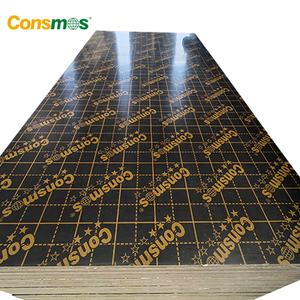 गर्म बिक्री 1220*2440mm भूरा काला लाल 12mm 15mm 18mm ब्लैक फिल्म का सामना करना पड़ा प्लाईवुड - Product Image 3