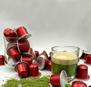 Cápsulas de Matcha de Grado Ceremonial Premium – Compatibles con Todas las Cafeteras – Aroma Personalizado: Menta, Lavanda, Naranja – OEM - Product Image 1