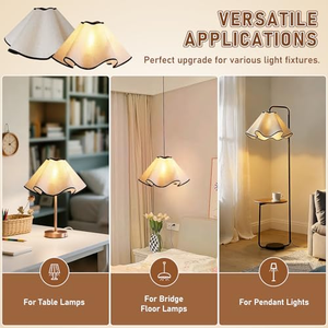Lampe de table LED sans fil à abat-jour en pétales verts nordiques, rechargeable, pour la décoration de la maison - Product Image 5