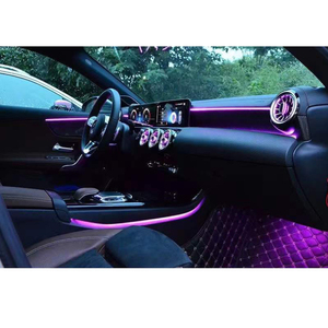 ชุดไฟตกแต่งภายในรถยนต์ 64 สี รุ่น W205 X253 Glc พร้อมไฟทวีตเตอร์หมุนได้ที่ช่องแอร์ สำหรับรถยนต์เมอร์เซเดสเบนซ์ ซี คลาส - Product Image 2
