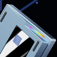 Clavier en alliage d'aluminium CNC personnalisé OEM/ODM sans fil tri-mode rétroéclairé RGB à déclenchement rapide avec interrupteurs magnétiques 8 kHz