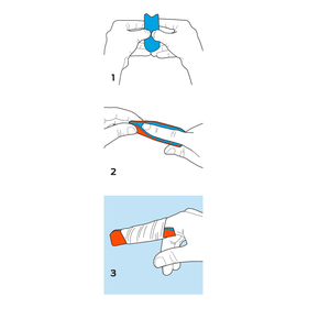Medresq Attelle de doigt de premiers soins durable avec logo personnalisé de toutes tailles pour les urgences médicales en plein air EMT - Product Image 6