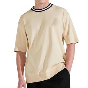 เสื้อยืดผู้ชายผ้าฝ้าย 100% คุณภาพพรีเมียม สไตล์สตรีทแวร์ ลายเรียบ ดีไซน์ทันสมัย ขายส่ง - Product Image 4