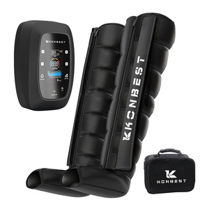 Masseur de jambes à huit chambres à air, enveloppant et complet, avec compression par airbag pour la récupération sportive et la relaxation musculaire - Product Image 1