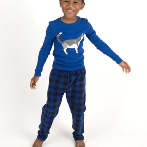 Vendite dirette mamma e Me Loungewear famiglia abbinata vestiti autunnali manica lunga pagliaccetto bambino ragazzo stampa a quadri pigiama - Product Image 5