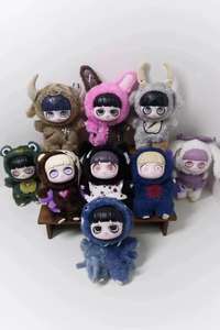 Kiki ชุดกล่องปริศนาทางการสำหรับตุ๊กตาสำนักงานแบบมือถือทันสมัยรูปตุ๊กตาผ้ากำมะหยี่มีสไตล์ของขวัญอนุภาคนาโนที่เติมเต็ม - Product Image 5