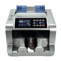 Compteur de billets semi-intelligent 1100T2 UV3MG, détecteur de billets de banque multi-devises avec calculatrice, drapeau national