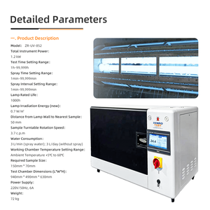ZENROTEST High Precision 1.2KW Bench Top UV <strong>Aging</strong> <strong>Test</strong> <strong>Chamber</strong> Simulate Sunlight 1000 H Lamp Rated Life Spray Time Ajustable - Product Image 2