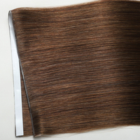 Extensions de cheveux invisibles Genius Tape en cheveux humains 100% naturels, cuticules alignées, double épaisseur, avec bande adhésive longue en PU