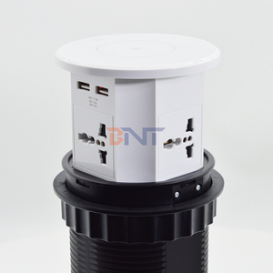 Ổ cắm để bàn chống nước USB A + C kép 4 Ổ cắm ổ cắm phích cắm tương thích phổ thông hiện tại được xếp hạng IP44 cấp 10A/16A/5A - Product Image 4