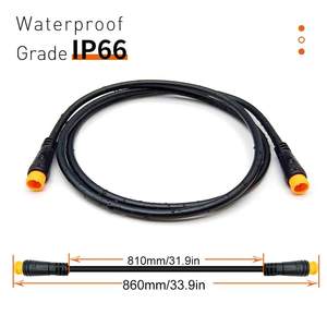 M8 IP66 ขั้วต่อกันน้ำ 810 มม. 860 มม. ขั้วต่อสายเคเบิลชายหญิงสำหรับอุตสาหกรรมอัตโนมัติอุปกรณ์ไฟฟ้า - Product Image 4