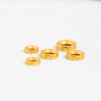 Perles entretoises vintage en or mat en forme d'hexagramme, entretoises en or antique pour la fabrication de bijoux DIY, vente en gros