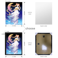Sailor Moon-carteles de Anime Lenticular 3D personalizados, venta al por mayor, alta calidad, regalo promocional
