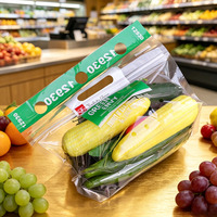 China 1,5LB transparante bedrukte plastic ziplock verpakkingstas, transparante plastic fruitverpakkingstas, op maat gemaakte ziplock zakken voor voedselverpakkingen