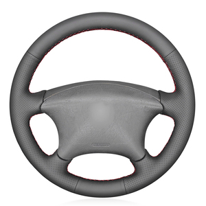 Housse de volant de voiture en fibre de carbone pour <span class=keywords><strong>Citroen</strong></span> <span class=keywords><strong>Xsara</strong></span> Picasso 2001-2010 Berlingo 2003-2008 C5 2001-2006 Peugeot Partner - Product Image 2