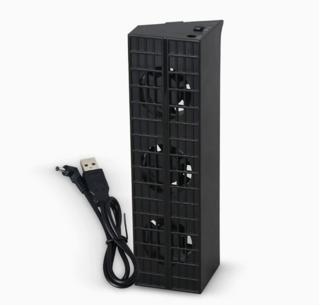 2026P Wired ABS Material External Cooler Fan Station for Slim Console Cooling Stand P4 Game Accessories