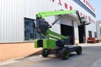 SHENLI Lift Gunting Hidrolik Artikulasi Diesel-elektrik Berkapasitas 2 Ton, Tinggi Kerja 5.8m, Meja Kerja 3000x2200mm