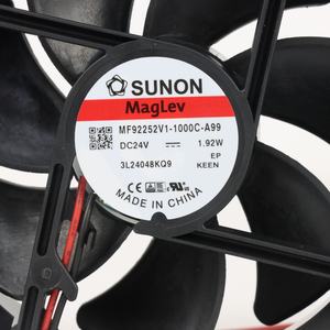 Sunon MF92252V1-1000C-A99ไฟฟ้า92x92x25มม. 24VDC 75mA 1.92วัตต์3000รอบต่อนาทีตู้แบริ่ง51.5CFM พัดลมระบายความร้อนแกนอินเวอร์เตอร์ - Product Image 6