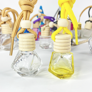 6ml sang trọng pha lê tam giác hương thơm khuếch tán chai nước hoa xe hơi khuếch tán treo chai thủy tinh rỗng - Product Image 6