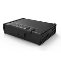 Coffre-fort portable pour armes à feu tout en acier avec code clé et serrure à empreintes digitales Coffre-fort électronique numérique pour voiture de sécurité à domicile