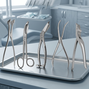 Grip Surgical 5 Pcs Manual <b>Plaster</b> Cast Removal <b>Set</b> Orthopedic Stainless Steel Cutting Shears Spreader Breaker Kit Class I CE - Product Image 3
