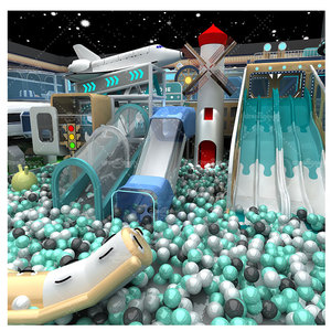 Tùy Chỉnh 600 Mét Vuông Thương Mại Trẻ Em Vui Chơi Giải Trí Công Viên Lớn Trượt Trampoline Mềm Chơi Thiết Bị Trẻ Em Trong Nhà Sân Chơi - Product Image 3