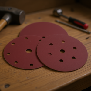 TTAKE Velcro Sanding Discs 150mm 40 Grit <b>Abrasive</b> Fiber Discs For Power <b>Tools</b> - Product Image 3