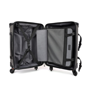 Ensemble de 3 valises HIBO Vintage <span class=keywords><strong>Tartan</strong></span> avec fermeture éclair, capacité jusqu'à 1L et sangle simple, bagage rétro type coffre - Product Image 4