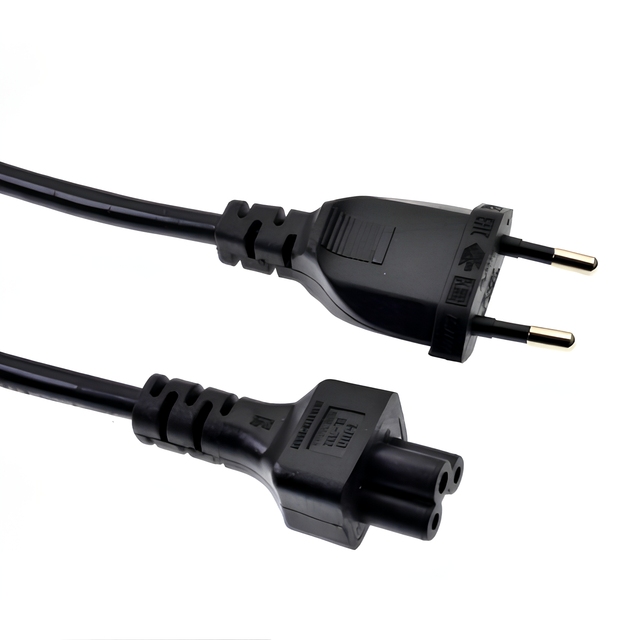 European 2 Pin CEE7/16 to IEC 320 C6 Power Cord for Computer Notebook Power Supply