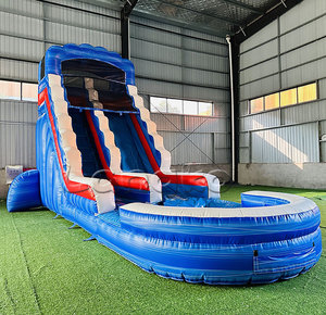 Toboggans aquatiques de 20 pieds <span class=keywords><strong>toboggan</strong></span> gonflable en palmier pour arrière-cour <span class=keywords><strong>toboggan</strong></span> gonflable en PVC pour aire de jeux et <span class=keywords><strong>piscine</strong></span> pour adultes - Product Image 4