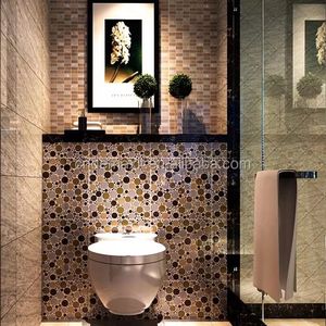 Piastrelle da Parete in Mosaico di Porcellana Irregolare Contemporanea, Progettate per Cucine di Hotel, Bagni e Spazi Interni di Alta Gamma - Product Image 2