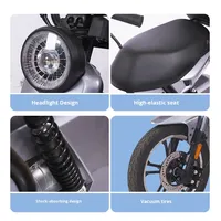 Moto électrique à frein à disque de 16 pouces pour adultes batterie au lithium 48V à deux roues fraîche 250W cadre en acier à 3 vitesses vente en gros