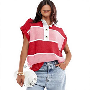 M-3XL Round Neck Straight Tube Short Sleeved Knitted Anti-shrink Sweater Youth Popular Men's Pullover Casual Summer <b>Shirts</b> - Product Image 3