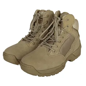 YAKEDA Custom Men Waterproof Botas De Cuero Brown Tactical Combat Tactical Boots