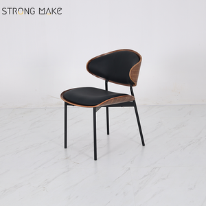 Mid Century Modern Hotel Asientos Suministros Interior bar <span class=keywords><strong>Mostrador</strong></span> Cafetería Café Mesas y sillas <span class=keywords><strong>de</strong></span> <span class=keywords><strong>madera</strong></span> Set para restaurante - Product Image 5