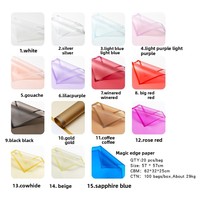 Papier d'emballage pour fleurs de qualité supérieure, imprimé sur mesure, texture premium, imperméable, matériel pour fleuristes, pour bouquet de roses, emballage d'art floral