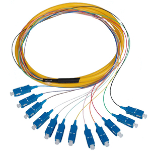 MT-S1000 12 lõi 0.9mm SM mm <span class=keywords><strong>Pigtail</strong></span> g652d SC/LC/ST/<span class=keywords><strong>FC</strong></span> UPC APC sợi quang bó sợi quang - Product Image 5