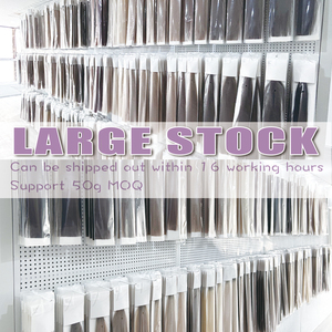 Prêt à expédier, extensions de cheveux à clips de 22 pouces, chocolat brun moyen, qualité de luxe, cheveux humains naturels pour salons - Product Image 5