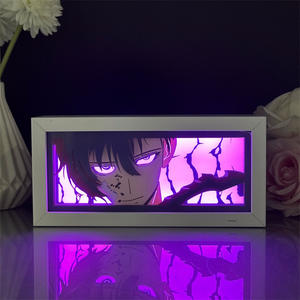 20*9CM Vente en gros Solo Nivellement Sung Jin Woo <span class=keywords><strong>Manga</strong></span> Anime USB Veilleuse DIY Creative Lighting Peinture - Product Image 5