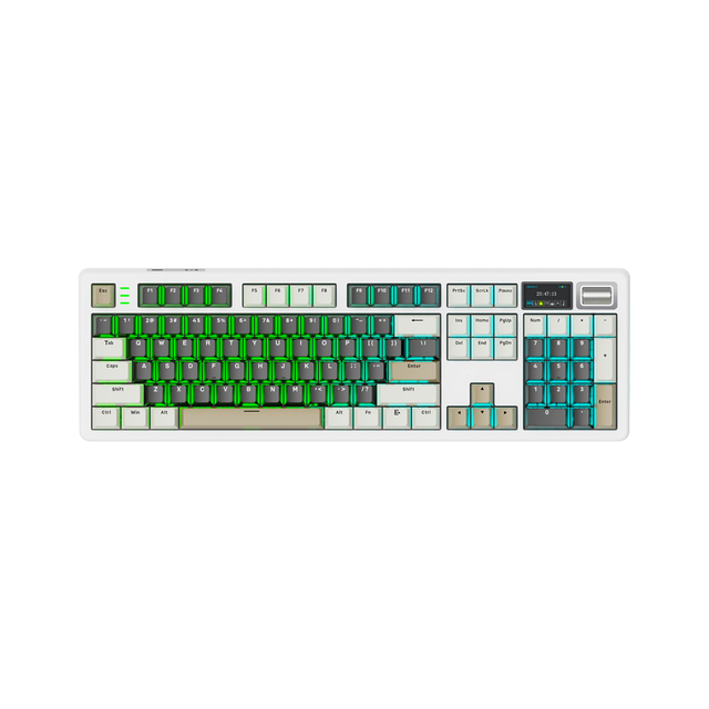 LX106 Ultra Mechanical Keyboard Tri-Mode Wireless RGB Custom Hot-Swappable Switches Full Size New Gaming Type-C PBT Combo