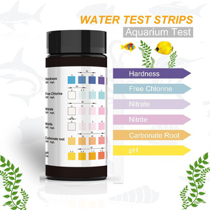 Fish &amp; Aquatic Aquarium <strong>Test</strong> <strong>Kits</strong> 6 in 1 POND <strong>TEST</strong> STRIPS Pond Water <strong>Test</strong> Strips - Product Image 6