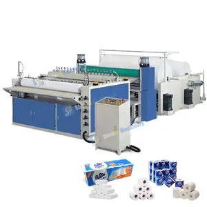 1575/1880 High speed full automatic Toilet Roll Making Machine toilet roll rewinding machine