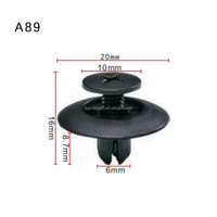 A89 Bumper Clips Fasteners Plastic Carpet Screws Clips Bumper Clip Use
